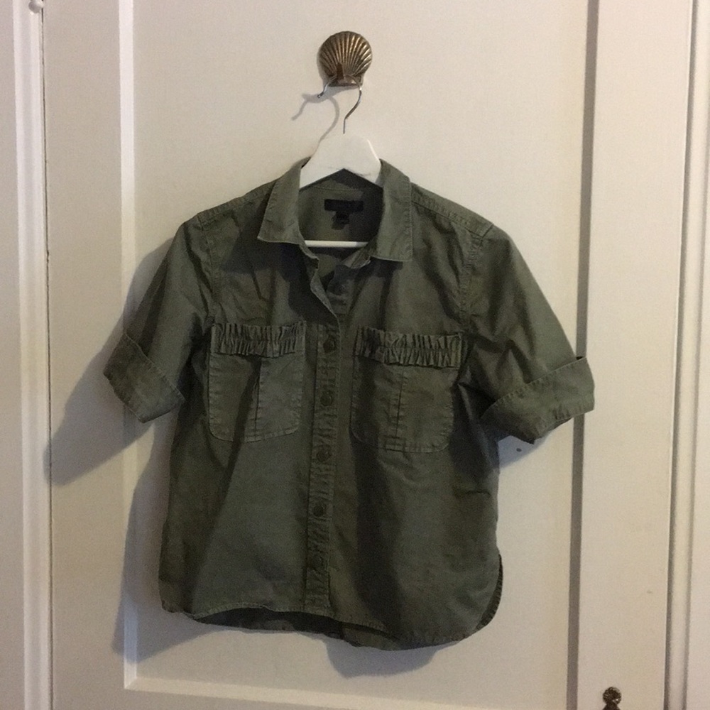 J.Crew Army Blouse